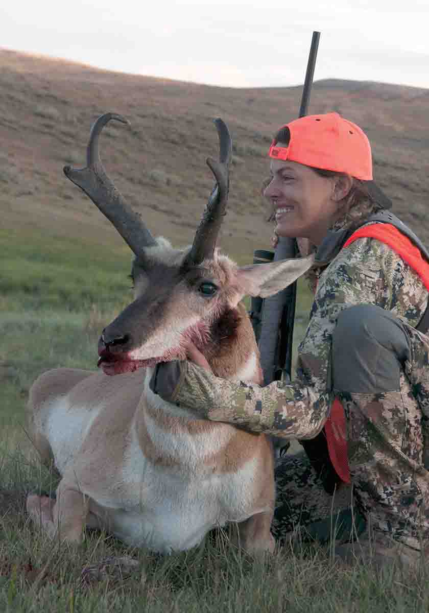 The .22 Nosler loaded with a 55-grain E-Tip is undoubtedly useful when hunting pronghorns.